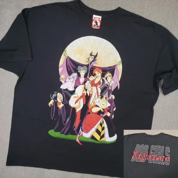 RARE Vintage 1990s Disney Villains Bad Girls Nightmare Double